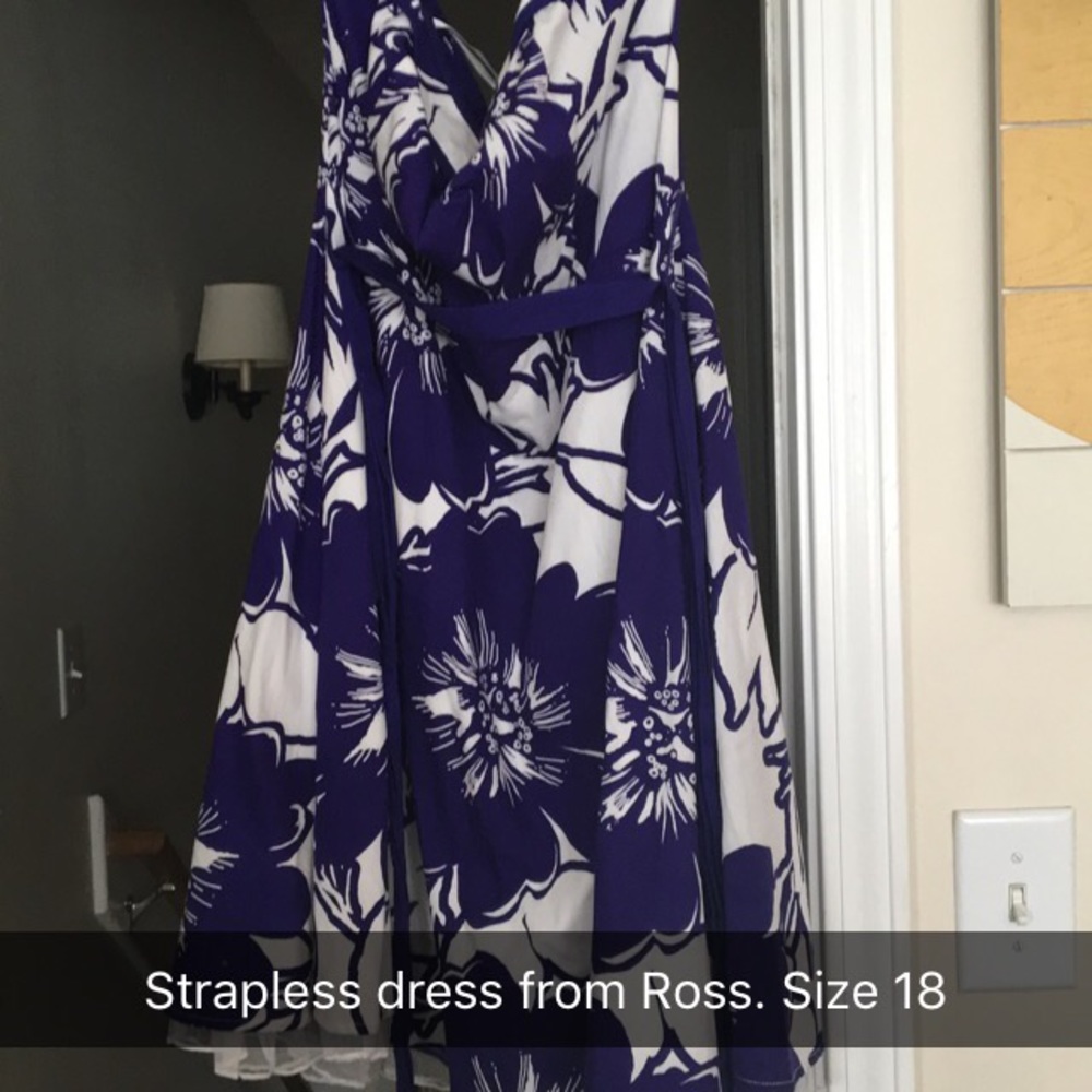 Strapless dress